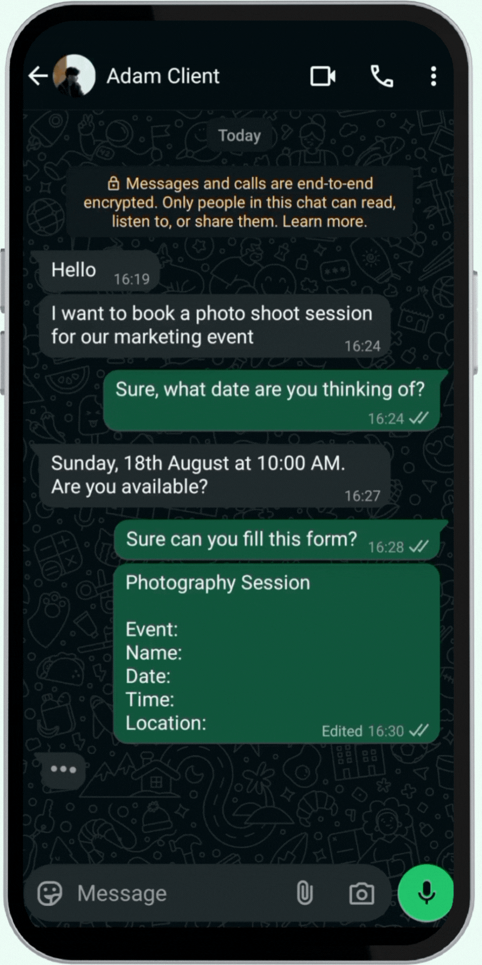 Dynamic content for card 1